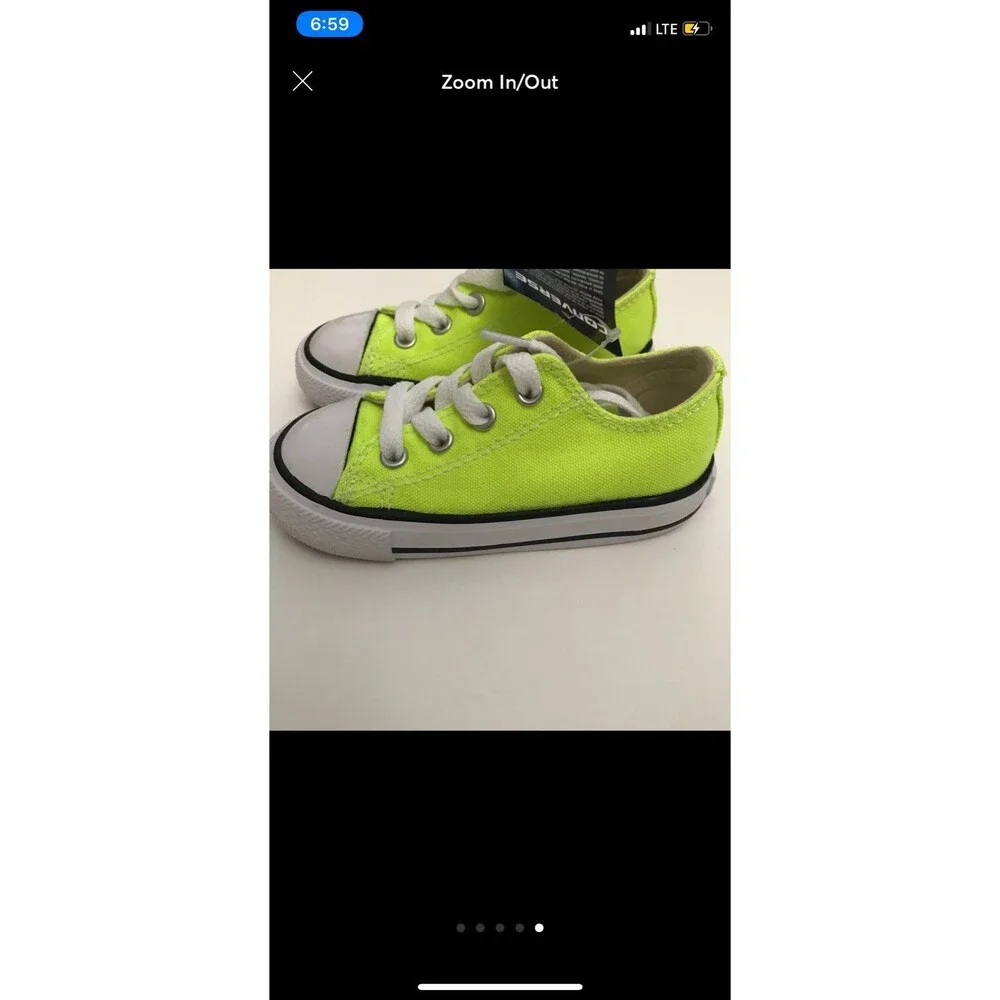 Neon Toddler Converse Sz 7